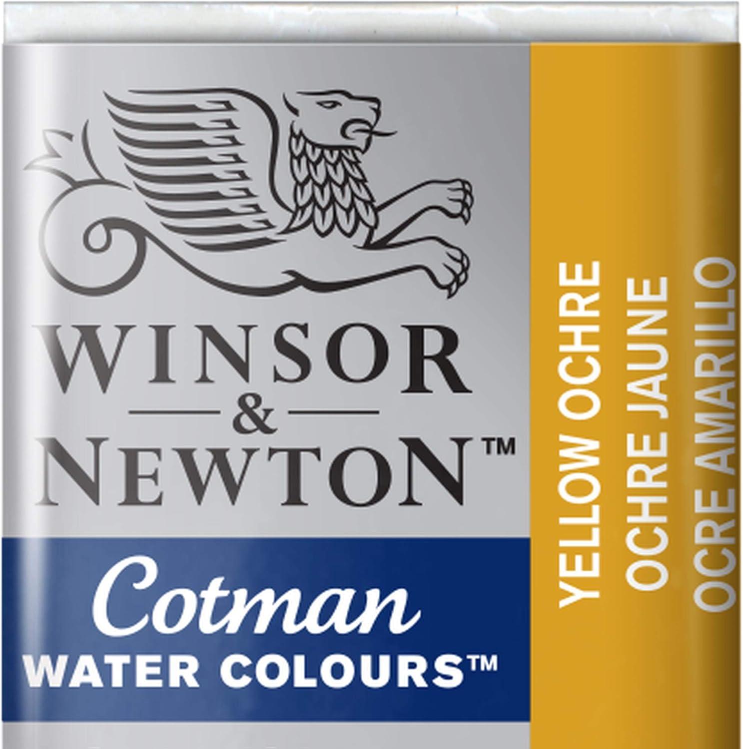 imageWinsor amp Newton Cotman Watercolor Paint 21ml 071oz Tube Intense Phthalo BlueYellow Ochre
