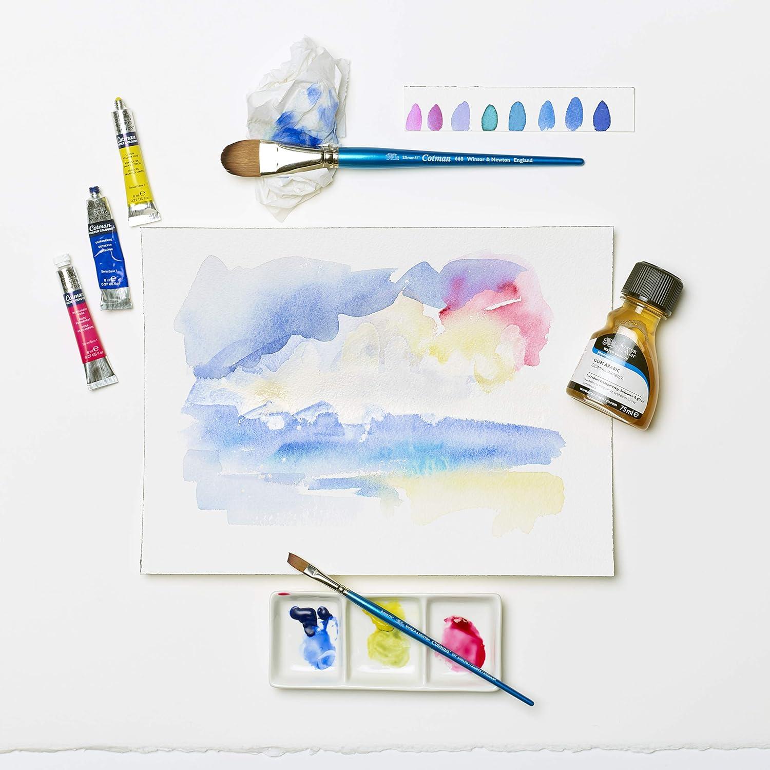 imageWinsor amp Newton Cotman Watercolor Paint Half Pan Alizarin Crimson HueCadmium Red Deep Hue