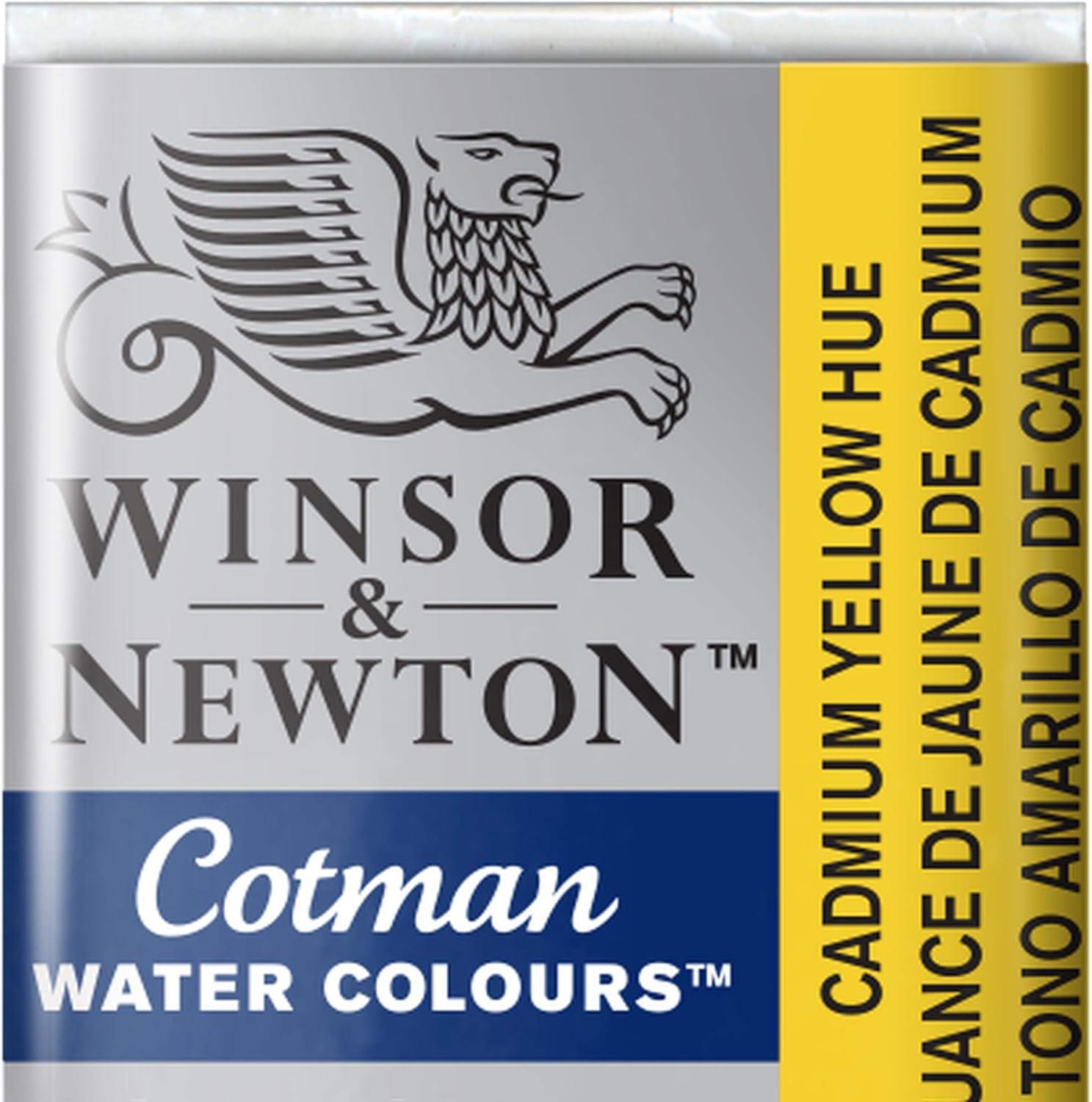 imageWinsor amp Newton Cotman Watercolor Paint Half Pan Alizarin Crimson HueCadmium Yellow Hue