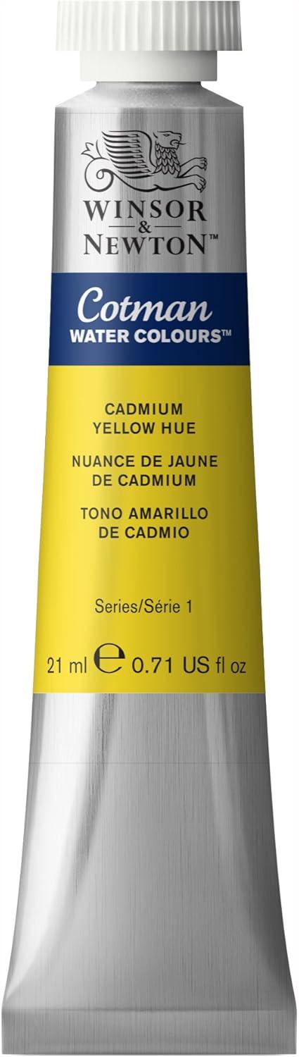 imageWinsor amp Newton Cotman Watercolor Paint Half Pan Alizarin Crimson HueCadmium Yellow Hue