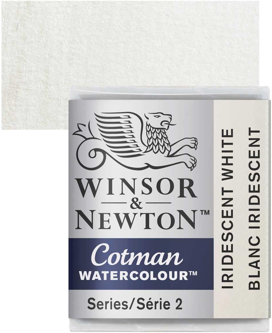 imageWinsor amp Newton Cotman Watercolor Paint Half Pan Alizarin Crimson HueIridescent White
