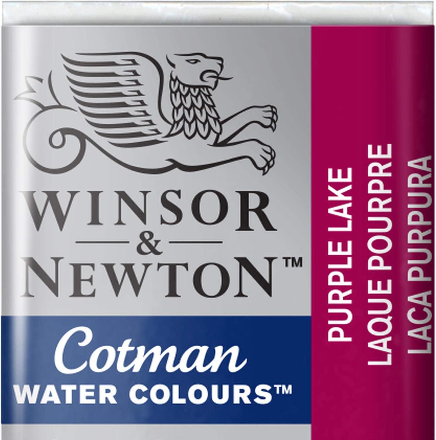 imageWinsor amp Newton Cotman Watercolor Paint Half Pan Alizarin Crimson HuePurple Lake