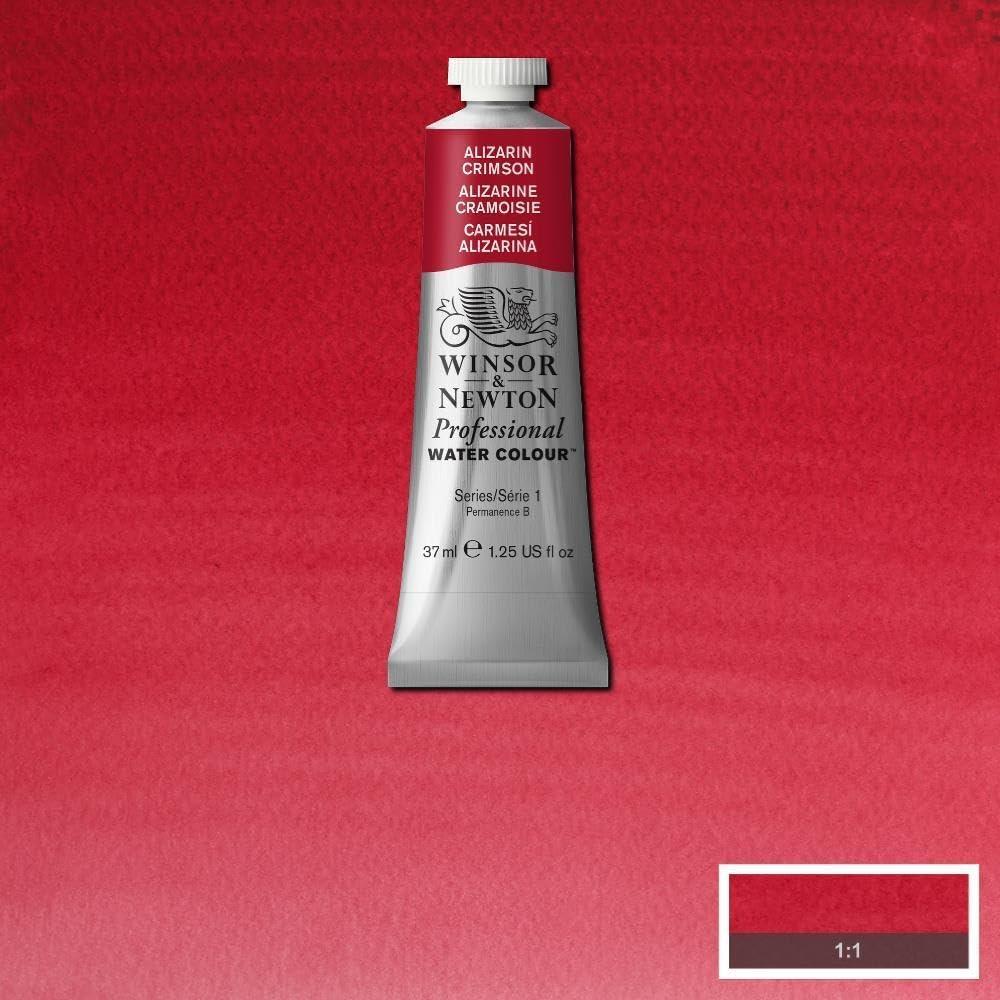 imageWinsor amp Newton Professional Watercolor 14ml 047oz Tube Lemon Yellow DeepAlizarin Crimson