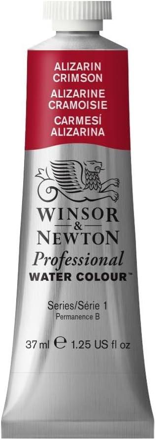 imageWinsor amp Newton Professional Watercolor 14ml 047oz Tube Lemon Yellow DeepAlizarin Crimson