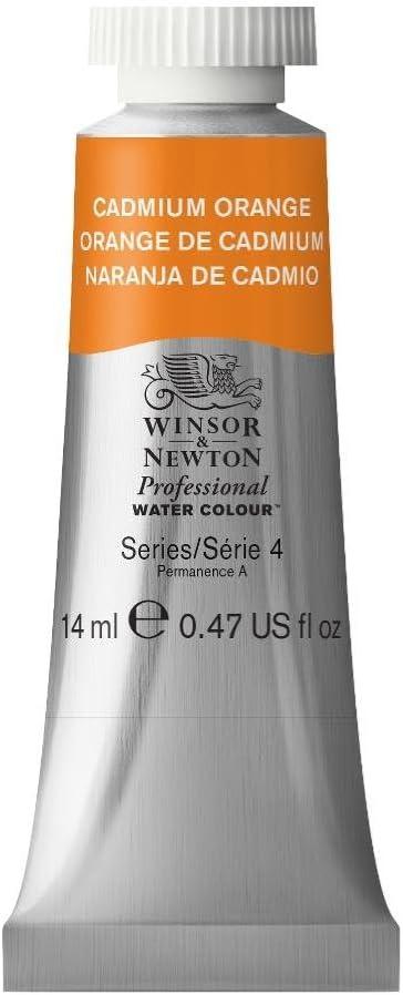 imageWinsor amp Newton Professional Watercolor 14ml 047oz Tube Lemon Yellow DeepCadmium Orange