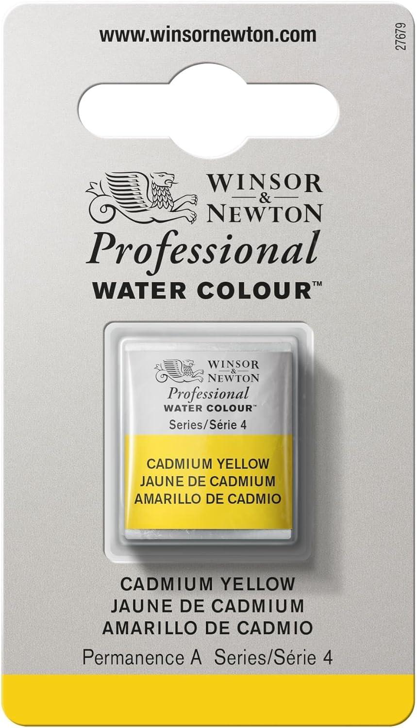 imageWinsor amp Newton Professional Watercolor 14ml 047oz Tube Lemon Yellow DeepCadmium Yellow