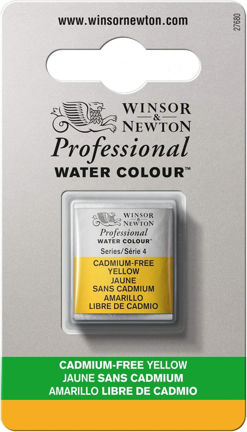 imageWinsor amp Newton Professional Watercolor 14ml 047oz Tube Lemon Yellow DeepCadmiumfree Yellow