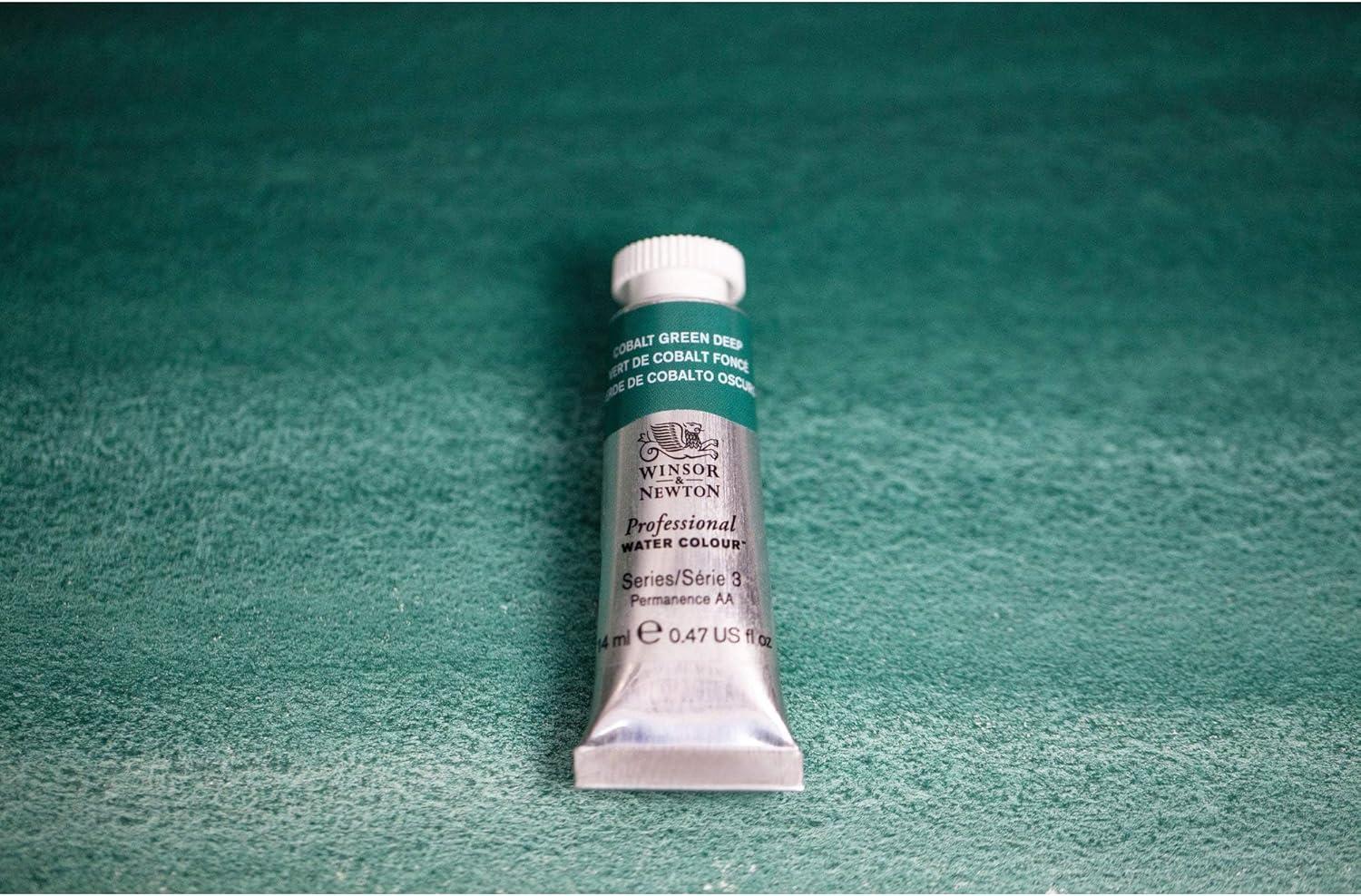 imageWinsor amp Newton Professional Watercolor 14ml 047oz Tube Lemon Yellow DeepCobalt Green Deep
