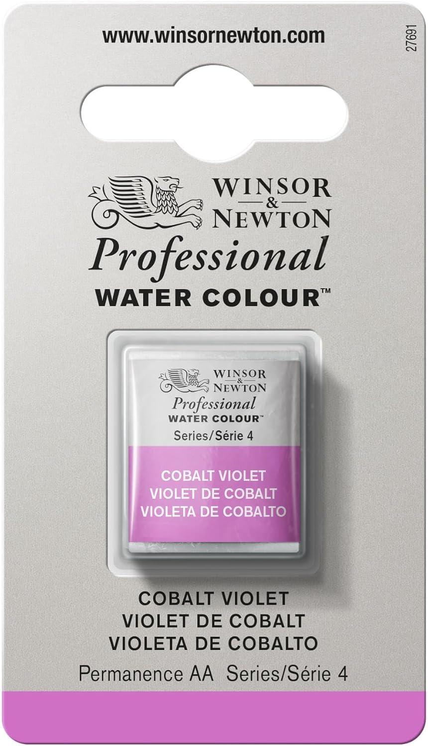 imageWinsor amp Newton Professional Watercolor 14ml 047oz Tube Lemon Yellow DeepCobalt Violet