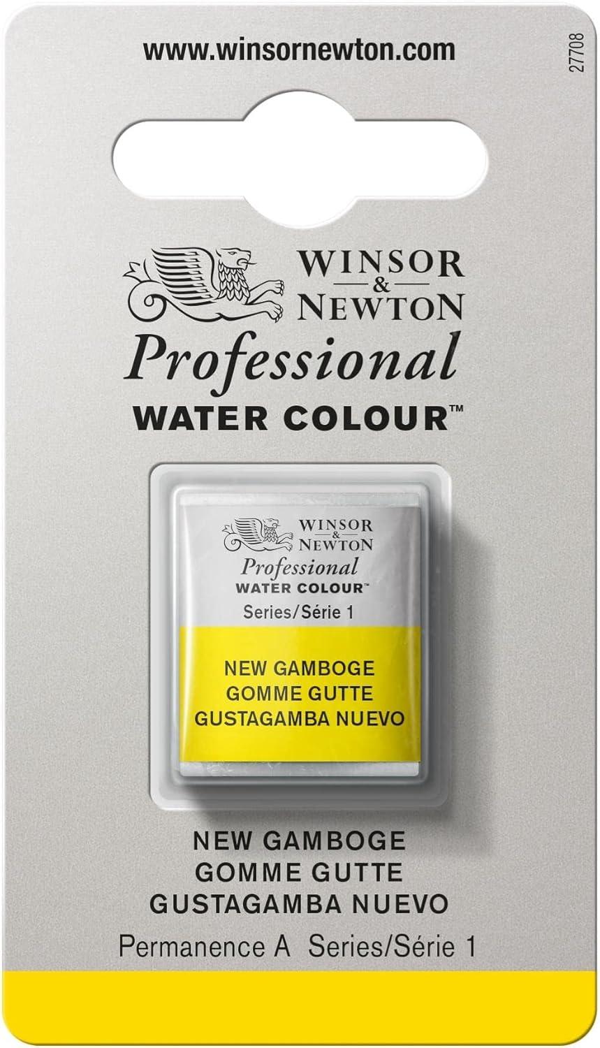imageWinsor amp Newton Professional Watercolor 14ml 047oz Tube Lemon Yellow DeepNew Gamboge