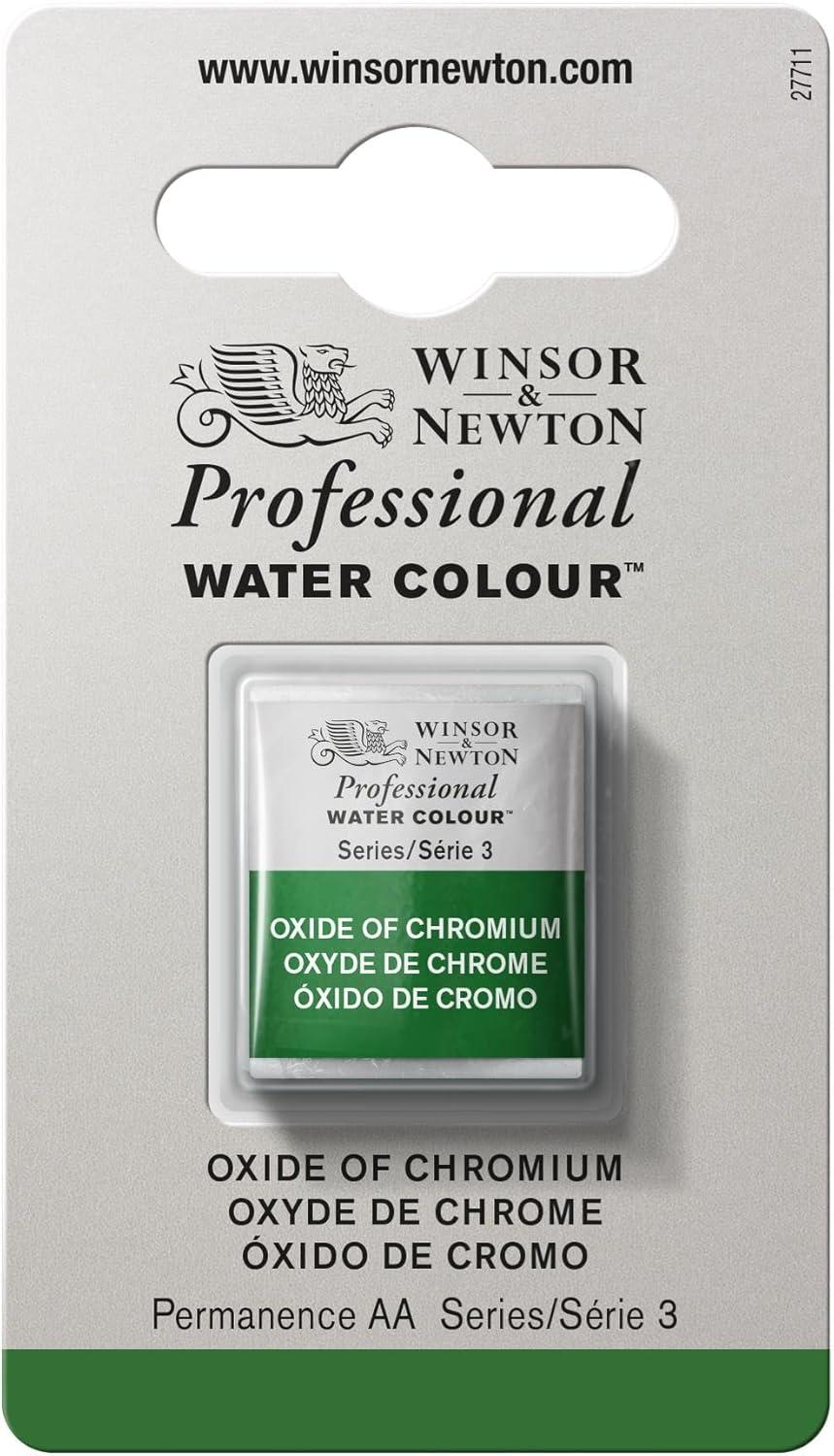 imageWinsor amp Newton Professional Watercolor 14ml 047oz Tube Lemon Yellow DeepOxide of Chromium