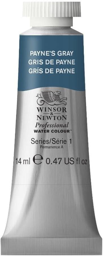 imageWinsor amp Newton Professional Watercolor 14ml 047oz Tube Lemon Yellow DeepPaynes Gray
