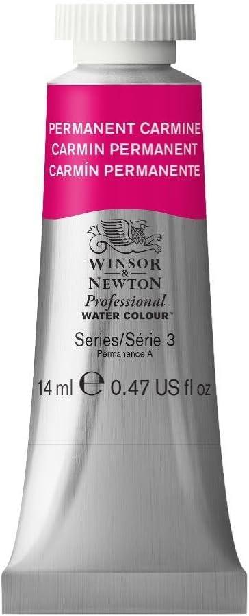 imageWinsor amp Newton Professional Watercolor 14ml 047oz Tube Lemon Yellow DeepPermanent Carmine