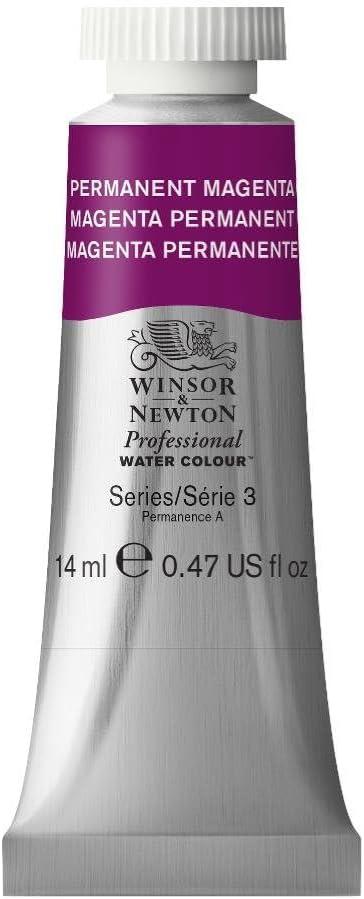 imageWinsor amp Newton Professional Watercolor 14ml 047oz Tube Lemon Yellow DeepPermanent Magenta