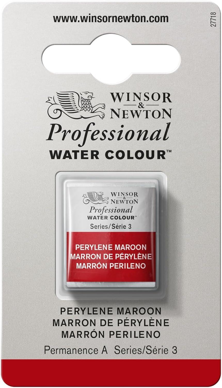 imageWinsor amp Newton Professional Watercolor 14ml 047oz Tube Lemon Yellow DeepPerylene Maroon