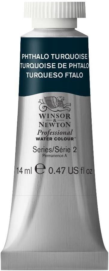 imageWinsor amp Newton Professional Watercolor 14ml 047oz Tube Lemon Yellow DeepPhthalo Turquoise