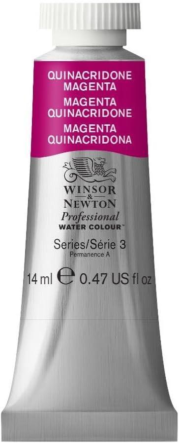 imageWinsor amp Newton Professional Watercolor 14ml 047oz Tube Lemon Yellow DeepQuinacridone Magenta