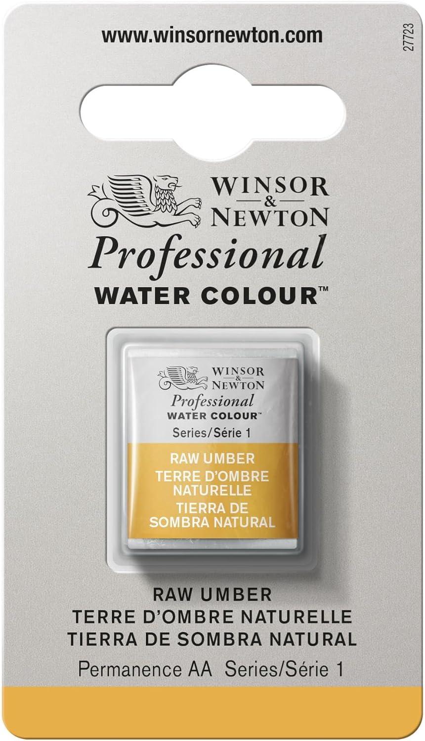 imageWinsor amp Newton Professional Watercolor 14ml 047oz Tube Lemon Yellow DeepRaw Umber