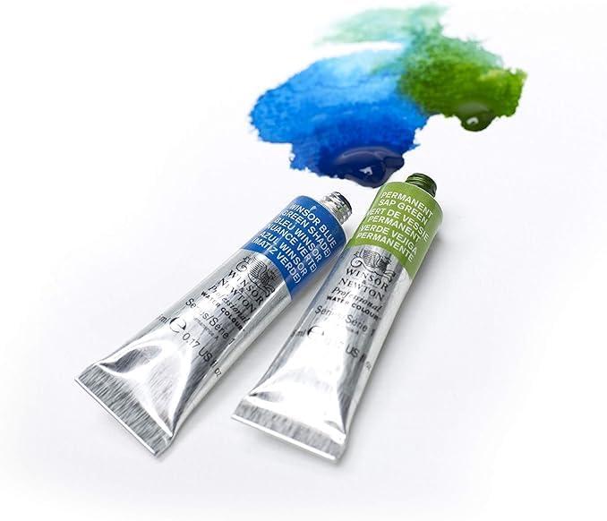 imageWinsor amp Newton Professional Watercolor 14ml 047oz Tube Lemon Yellow DeepTitanium White