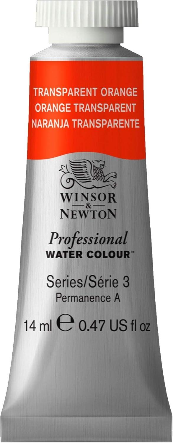 imageWinsor amp Newton Professional Watercolor 14ml 047oz Tube Lemon Yellow DeepTransparent Orange