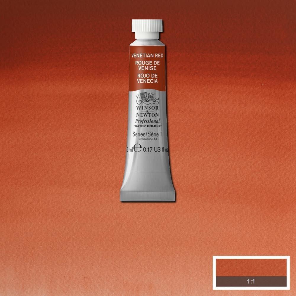 imageWinsor amp Newton Professional Watercolor 14ml 047oz Tube Lemon Yellow DeepVenetian Red