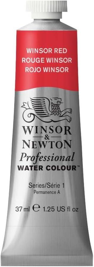 imageWinsor amp Newton Professional Watercolor 14ml 047oz Tube Lemon Yellow DeepWinsor Red