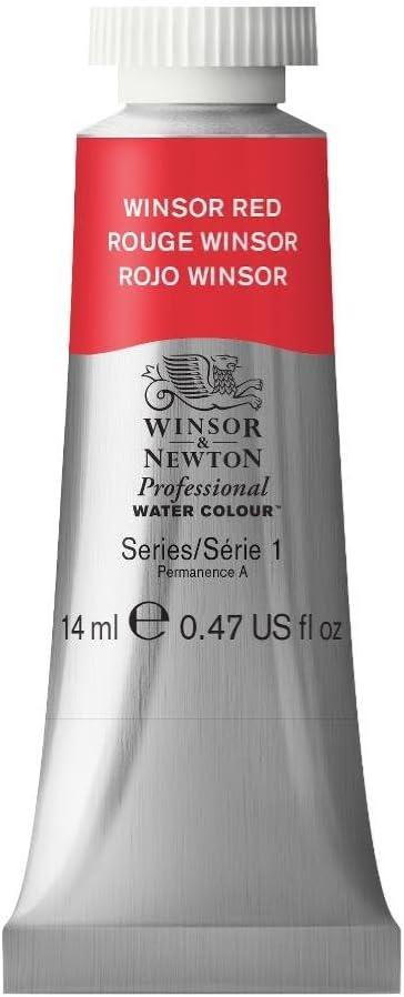 imageWinsor amp Newton Professional Watercolor 14ml 047oz Tube Lemon Yellow DeepWinsor Red
