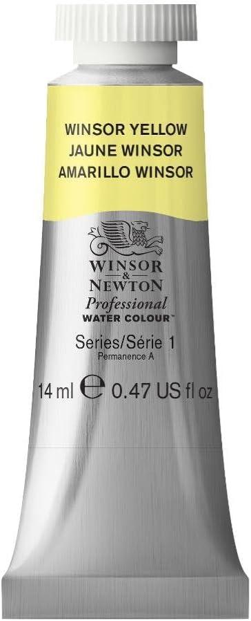 imageWinsor amp Newton Professional Watercolor 14ml 047oz Tube Lemon Yellow DeepWinsor Yellow