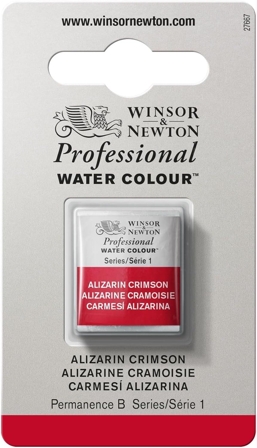 imageWinsor amp Newton Professional Watercolour Revival Collection Half Pan Tyrian PurpleAlizarin Crimson