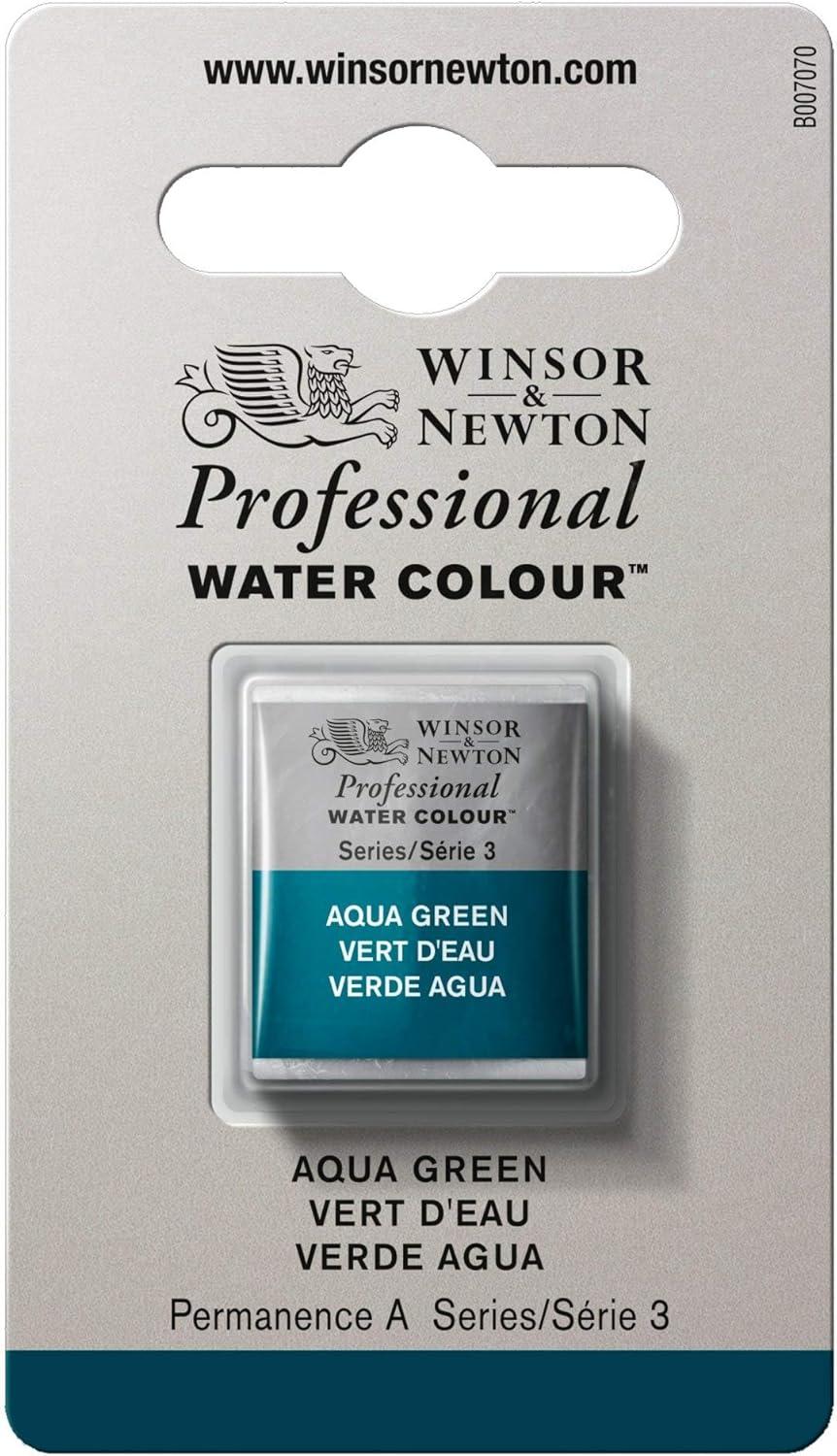 imageWinsor amp Newton Professional Watercolour Revival Collection Half Pan Tyrian PurpleAqua Green
