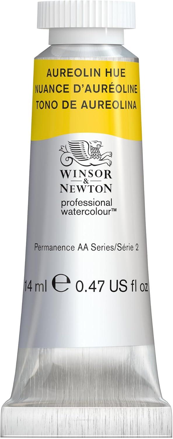 imageWinsor amp Newton Professional Watercolour Revival Collection Half Pan Tyrian PurpleAureolin Hue