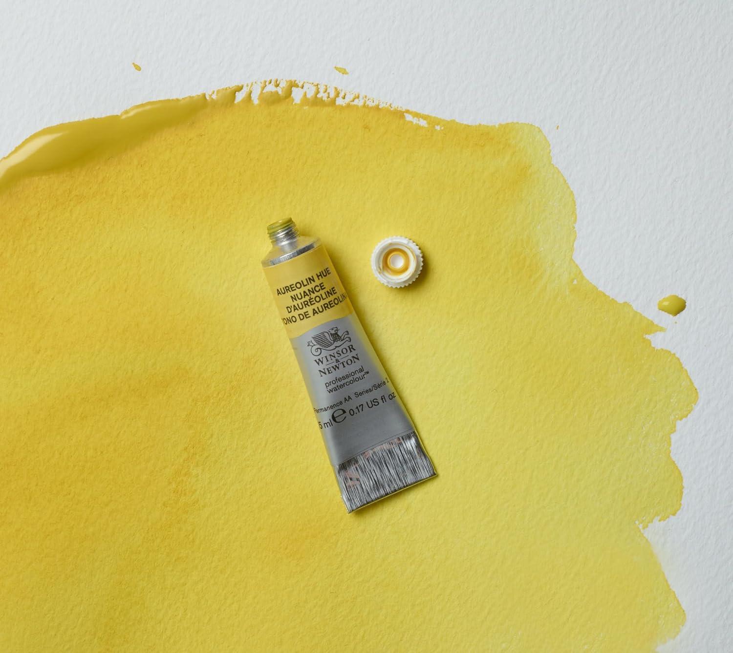 imageWinsor amp Newton Professional Watercolour Revival Collection Half Pan Tyrian PurpleAureolin Hue