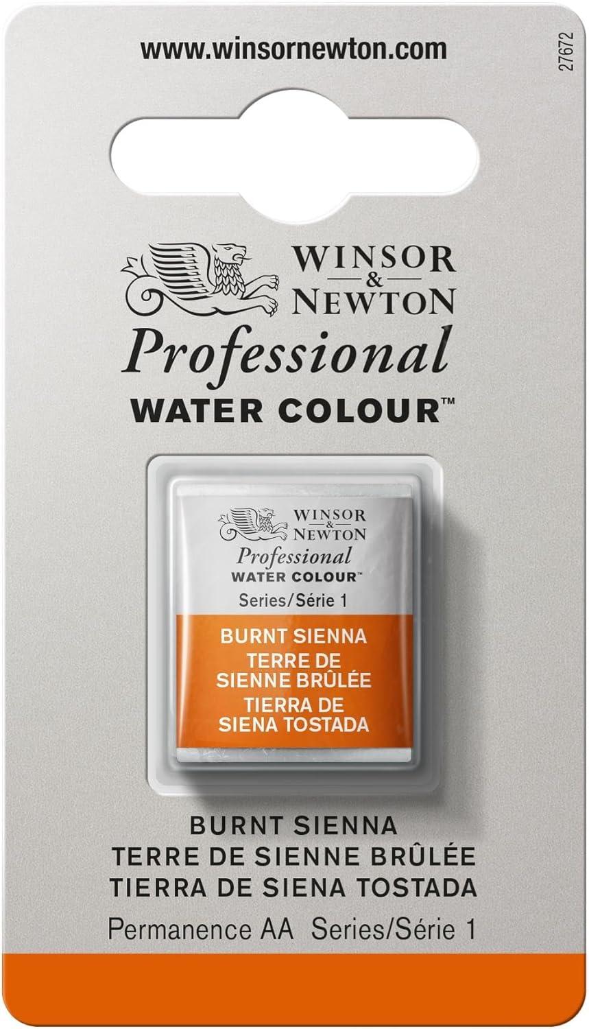 imageWinsor amp Newton Professional Watercolour Revival Collection Half Pan Tyrian PurpleBurnt Sienna