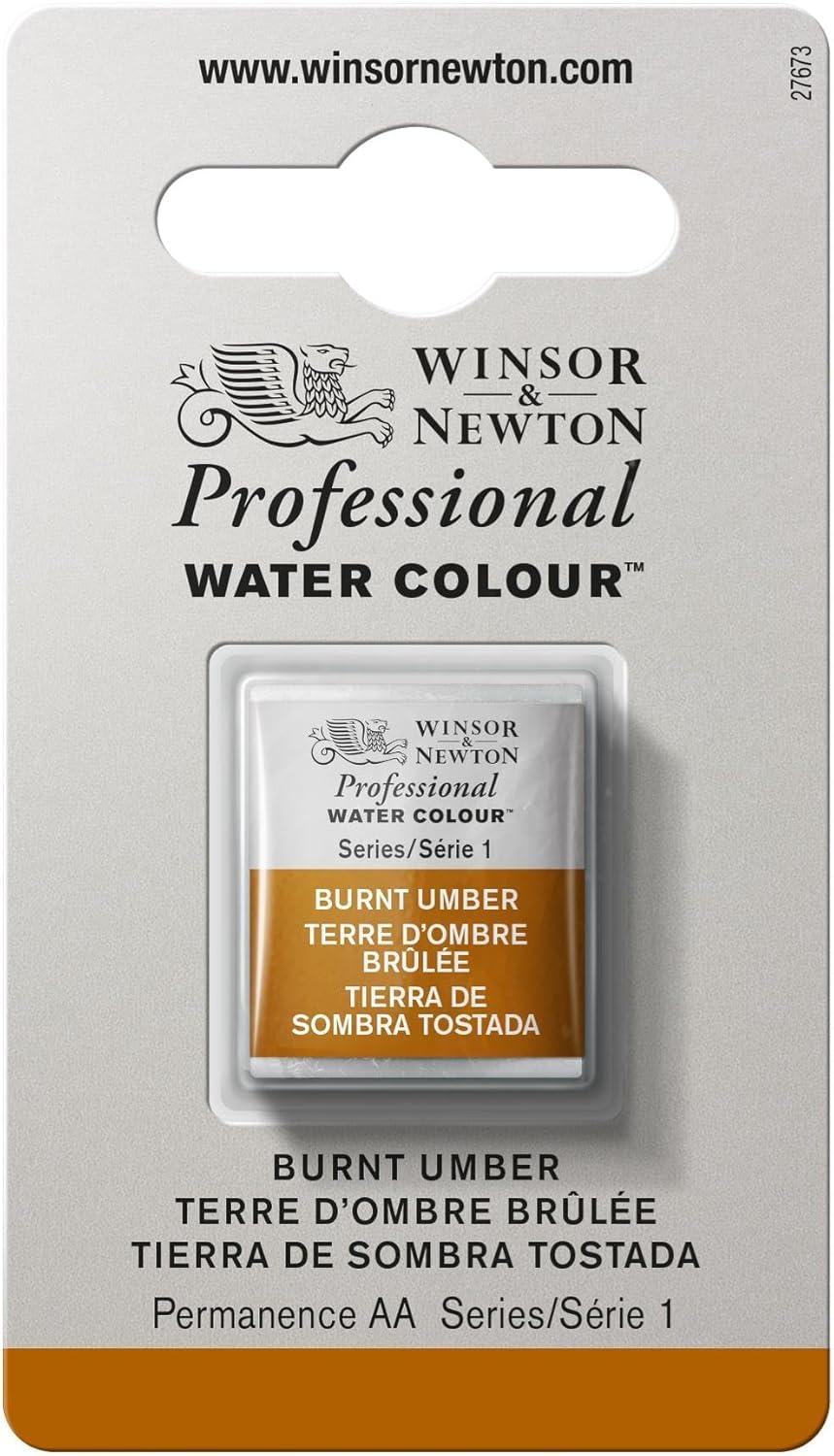 imageWinsor amp Newton Professional Watercolour Revival Collection Half Pan Tyrian PurpleBurnt Umber