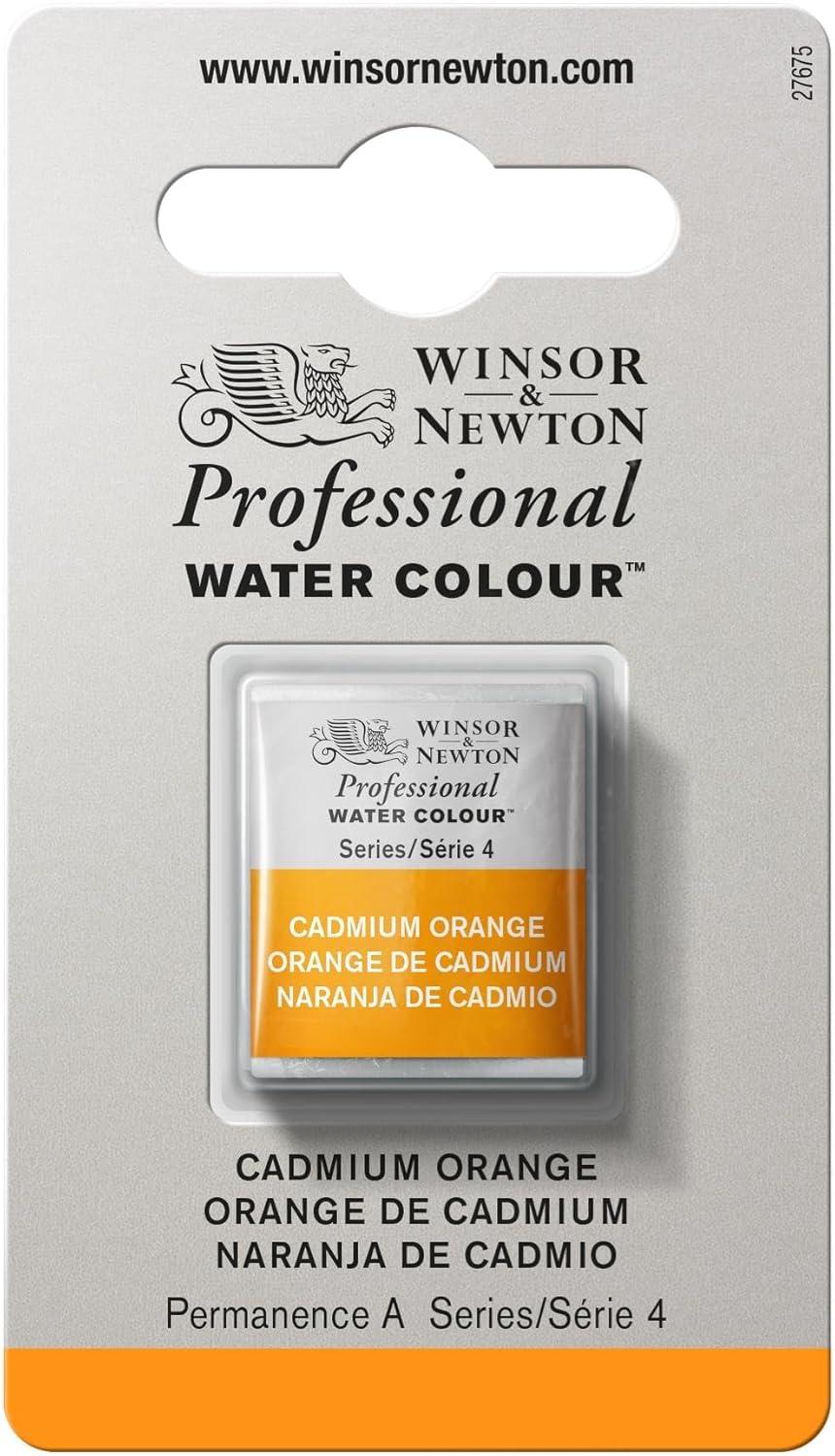 imageWinsor amp Newton Professional Watercolour Revival Collection Half Pan Tyrian PurpleCadmium Orange