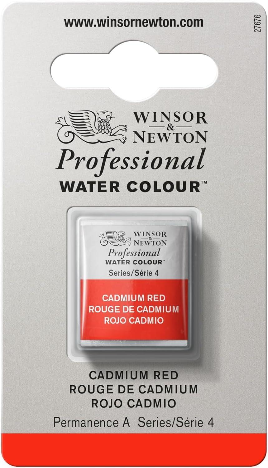 imageWinsor amp Newton Professional Watercolour Revival Collection Half Pan Tyrian PurpleCadmium Red