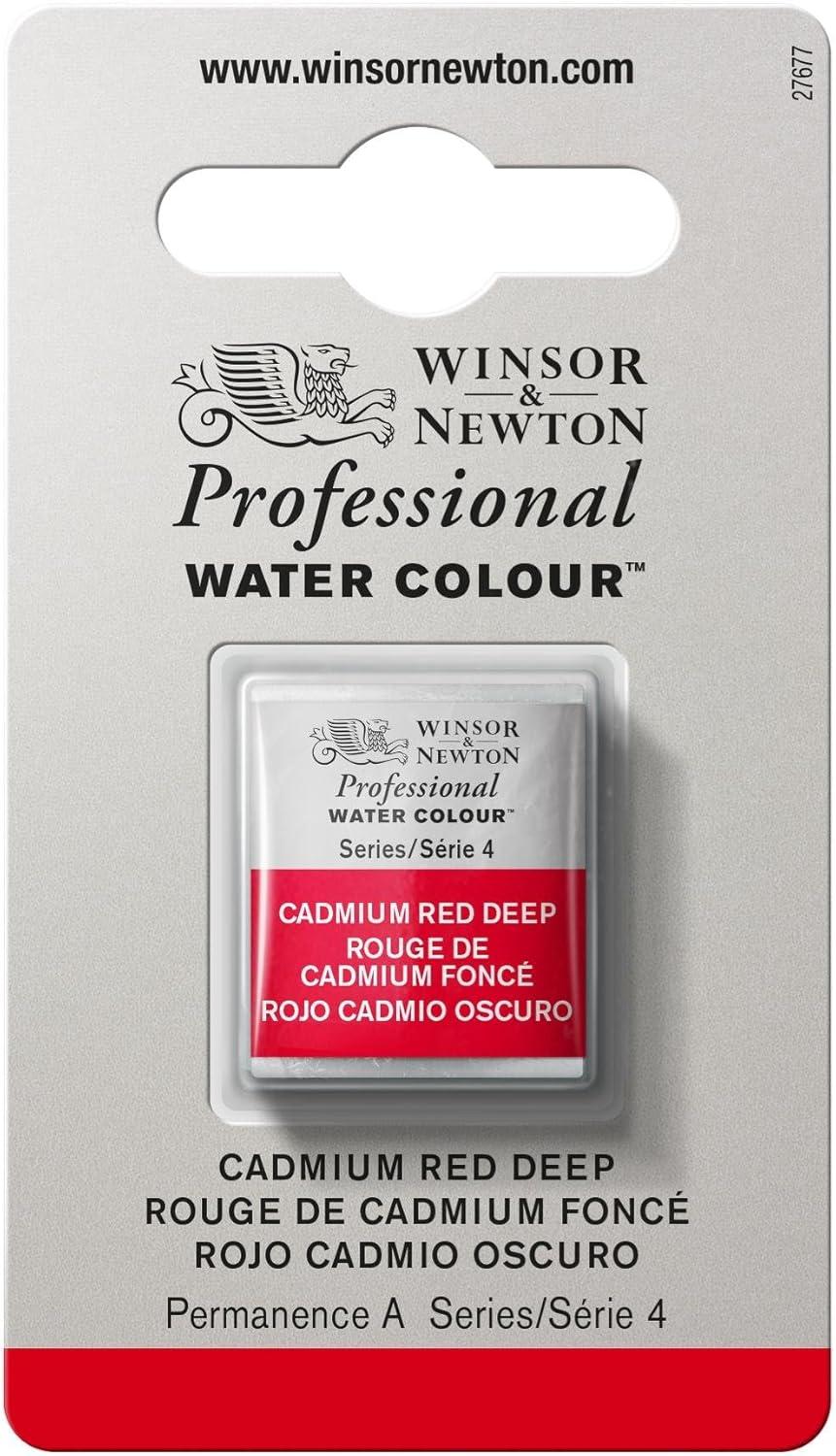 imageWinsor amp Newton Professional Watercolour Revival Collection Half Pan Tyrian PurpleCadmium Red Deep
