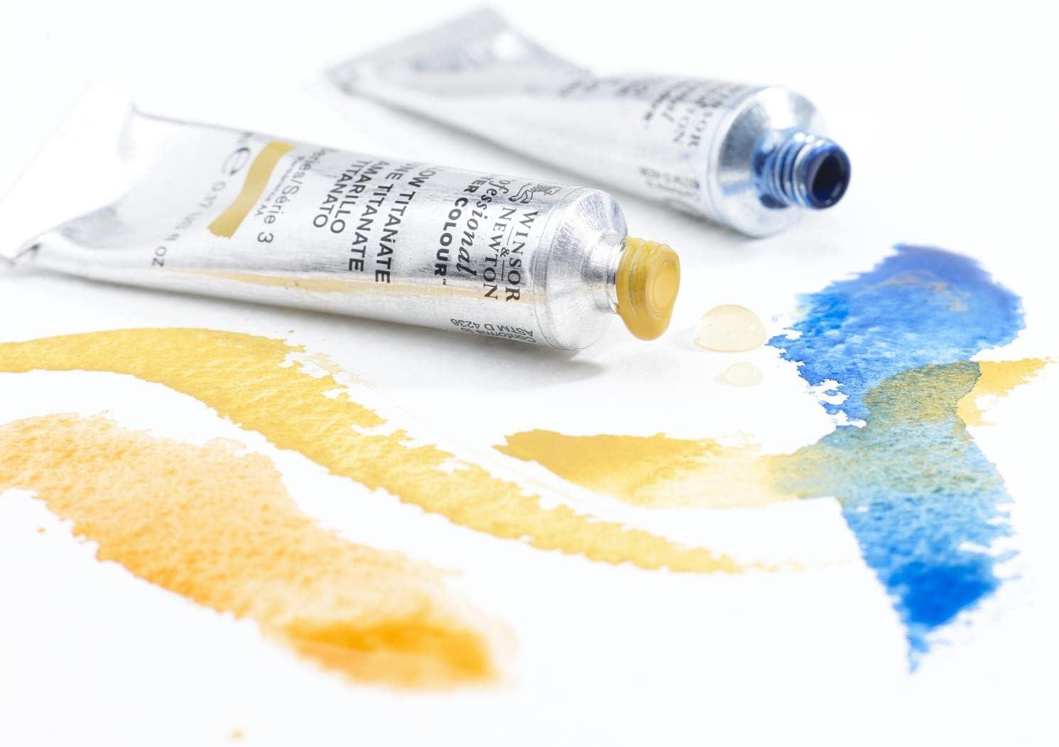 imageWinsor amp Newton Professional Watercolour Revival Collection Half Pan Tyrian PurpleCadmium Yellow Orange
