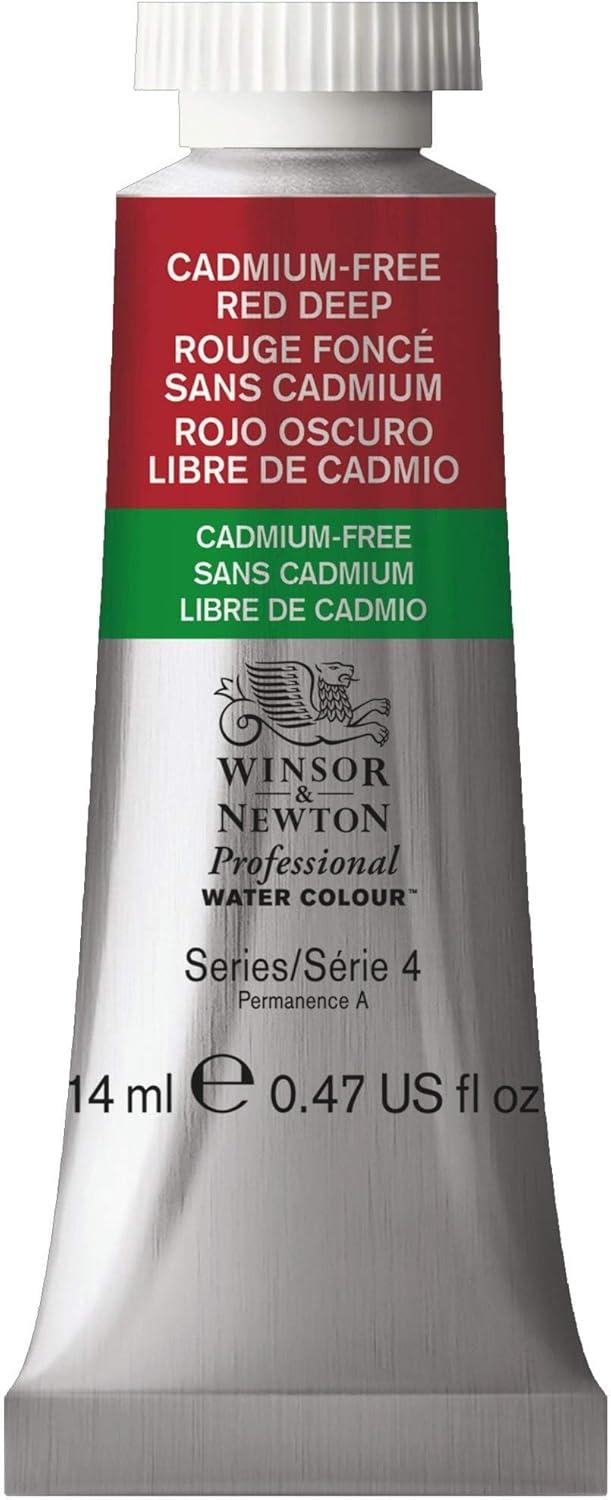 imageWinsor amp Newton Professional Watercolour Revival Collection Half Pan Tyrian PurpleCadmiumfree Red Deep