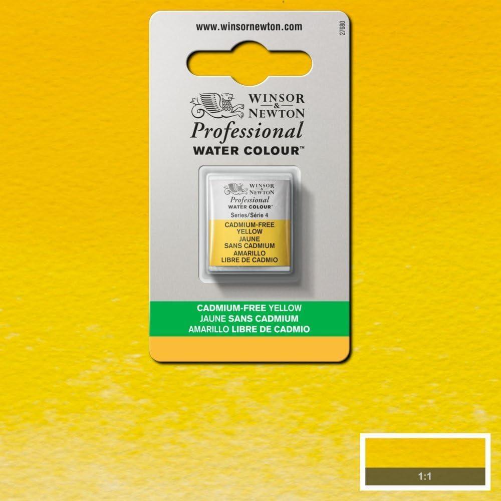 imageWinsor amp Newton Professional Watercolour Revival Collection Half Pan Tyrian PurpleCadmiumfree Yellow