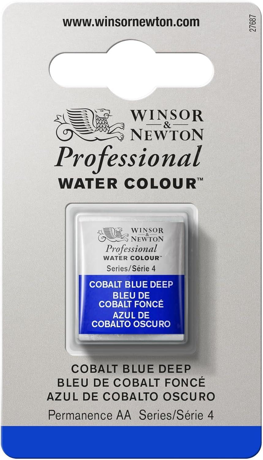 imageWinsor amp Newton Professional Watercolour Revival Collection Half Pan Tyrian PurpleCobalt Blue Deep