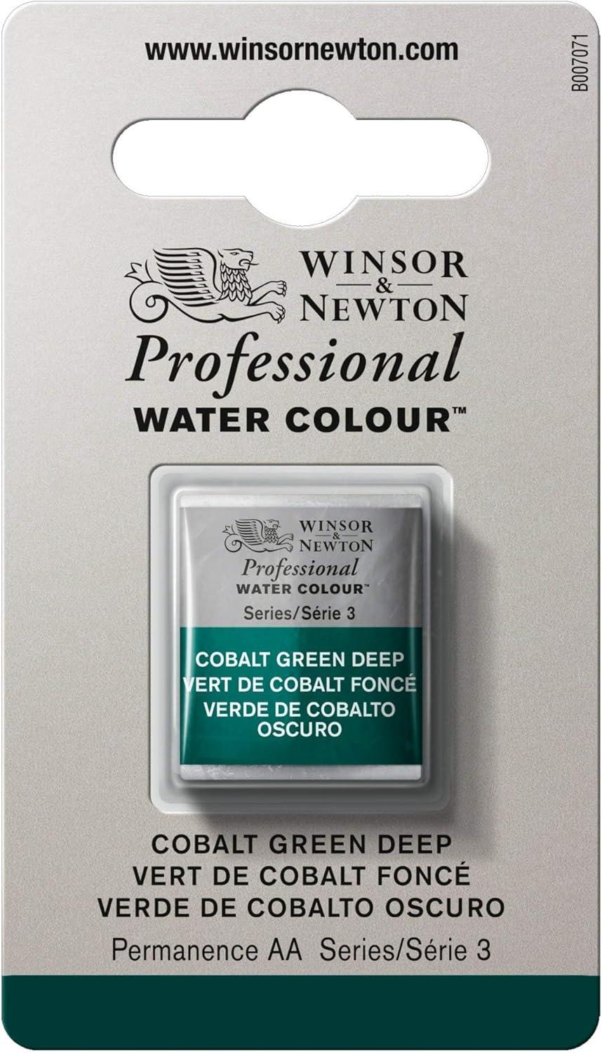imageWinsor amp Newton Professional Watercolour Revival Collection Half Pan Tyrian PurpleCobalt Green Deep