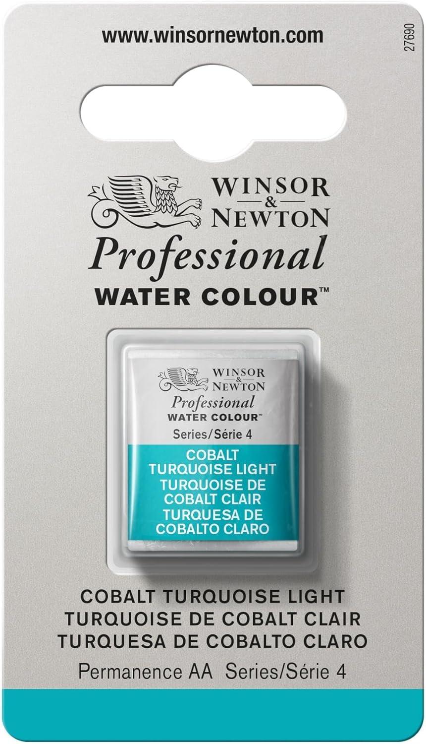 imageWinsor amp Newton Professional Watercolour Revival Collection Half Pan Tyrian PurpleCobalt Turquoise Light