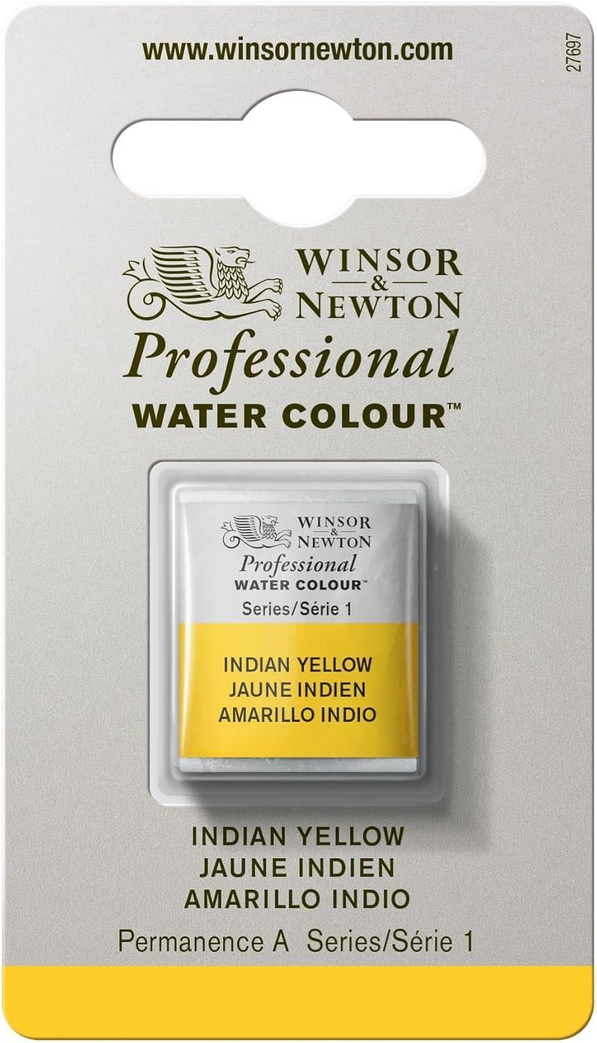 imageWinsor amp Newton Professional Watercolour Revival Collection Half Pan Tyrian PurpleIndian Yellow