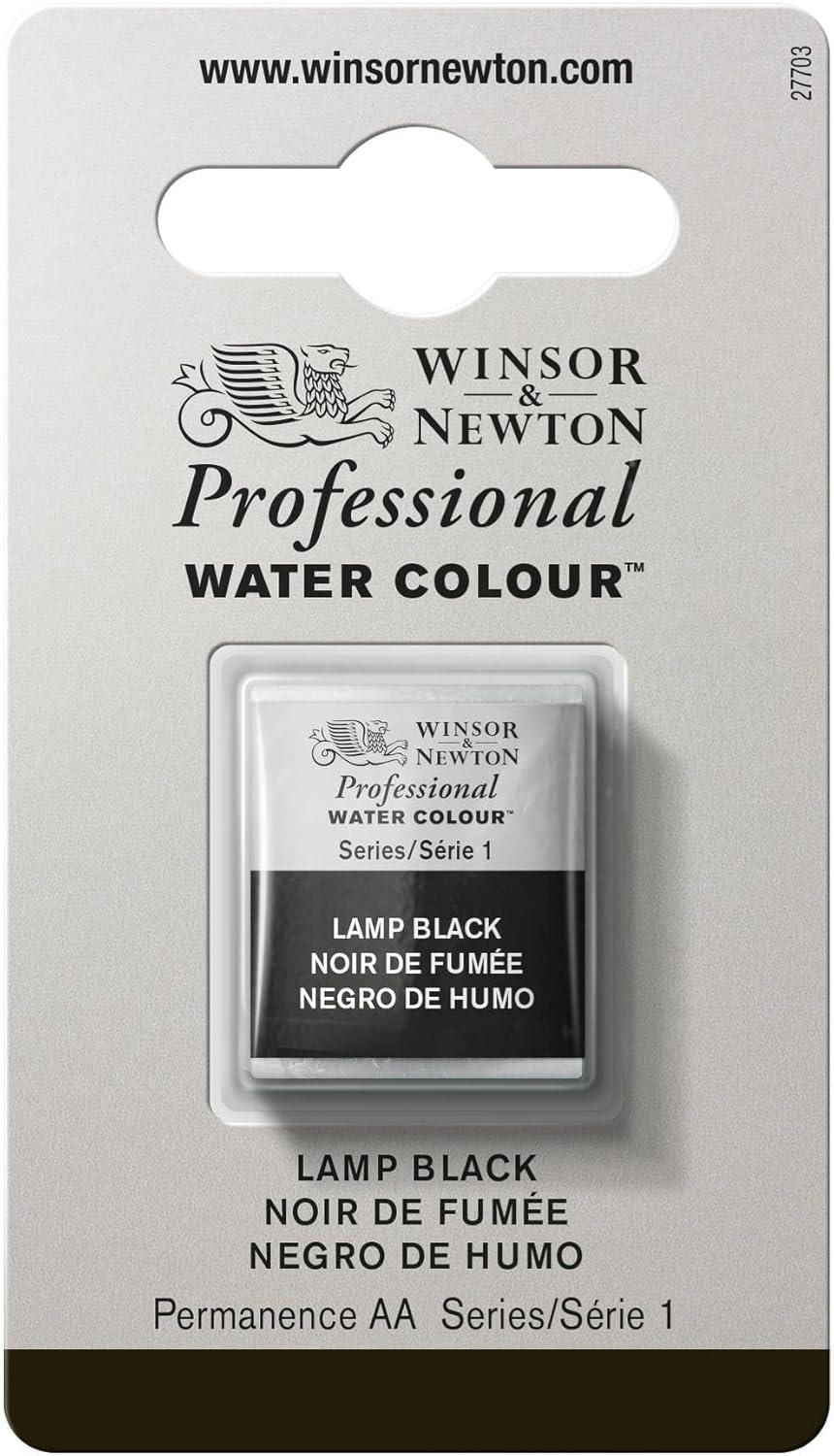 imageWinsor amp Newton Professional Watercolour Revival Collection Half Pan Tyrian PurpleLamp Black