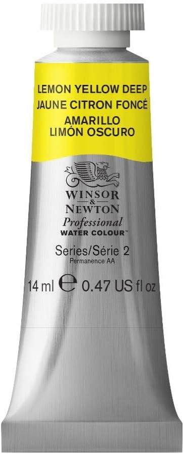 imageWinsor amp Newton Professional Watercolour Revival Collection Half Pan Tyrian PurpleLemon Yellow Deep