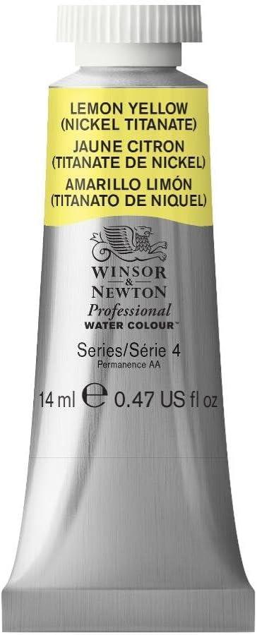 imageWinsor amp Newton Professional Watercolour Revival Collection Half Pan Tyrian PurpleLemon Yellow Hue