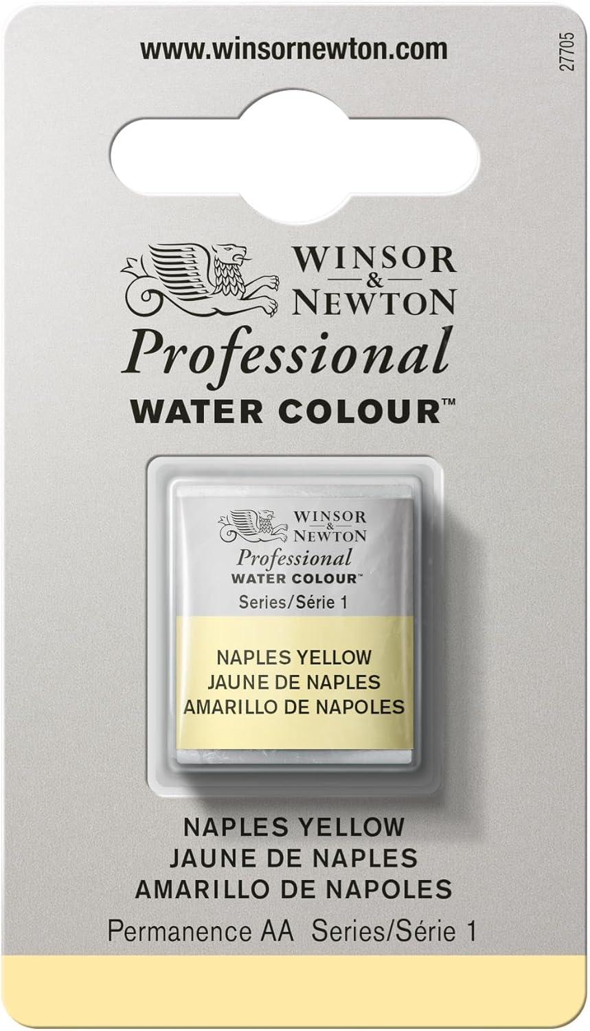 imageWinsor amp Newton Professional Watercolour Revival Collection Half Pan Tyrian PurpleNaples Yellow