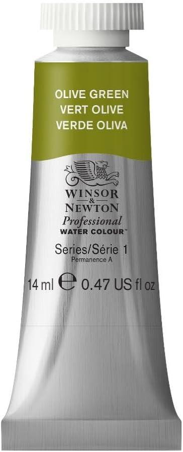 imageWinsor amp Newton Professional Watercolour Revival Collection Half Pan Tyrian PurpleOlive Green