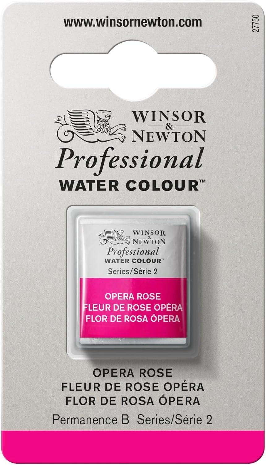 imageWinsor amp Newton Professional Watercolour Revival Collection Half Pan Tyrian PurpleOpera Rose